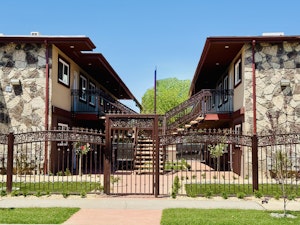 The entrance of the property