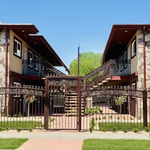 The entrance of the property