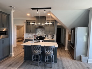 Full kitchen with brand new appliances.