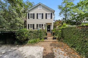 Darling private duplex set back off of King Street