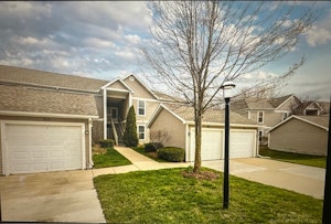 Entrance to the Condo with adjoining garage