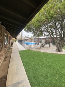 Beautiful common areas. Large, clean pool, and gazebo. Great for entertaining guests.