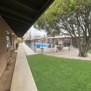 Beautiful common areas. Large, clean pool, and gazebo. Great for entertaining guests.
