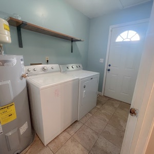 Laundry, new water heater July 2025