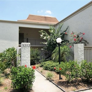 Front of the building