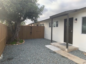 Front Door and Front Yard
