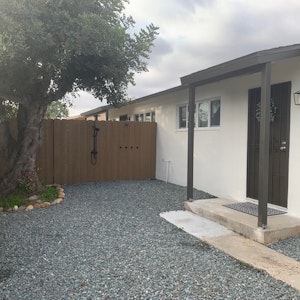 Front Door and Front Yard
