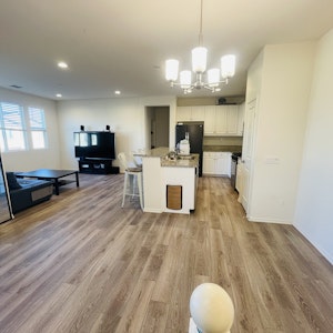 Main area w/ Kitchen, Dining, and Living rooms