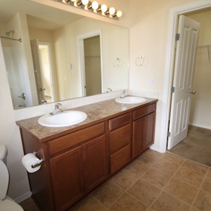 Master Bathroom Dual Sinks, 2nd Floor