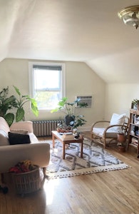 furnished living room